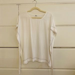 Cute boho chic white top